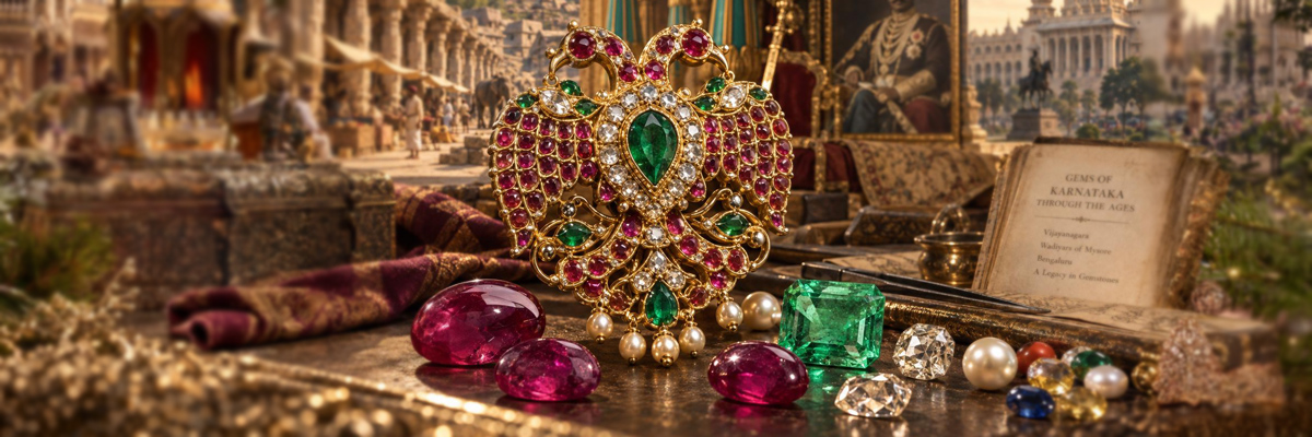 From Maharajas to Modern Bengaluru: Karnataka’s Rich Heritage of Rubies, Emeralds, Golconda Diamonds & Navratna Jewellery